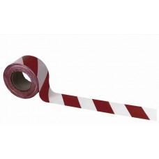 Cinta de seguridad no adhesiva blanco/rojo 80mm X 200mts